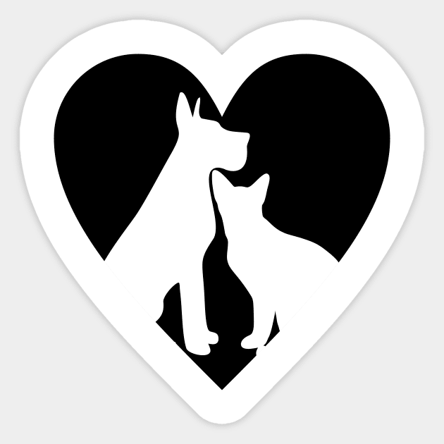 I Love Animals Sticker by MichelMM